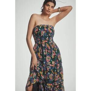 NWT Anthropologie Somerset Strapless Maxi Dress. Size L. Ret. $178